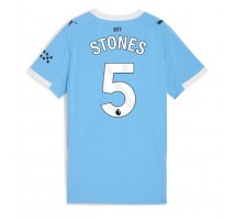 Manchester City John Stones #5 Koszulka Podstawowa damskie 2025-26 Krótki Rękaw